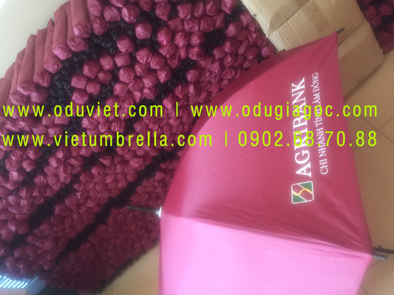 xưởng sản xuất ô dù cầm tay in logo quảng cáo
